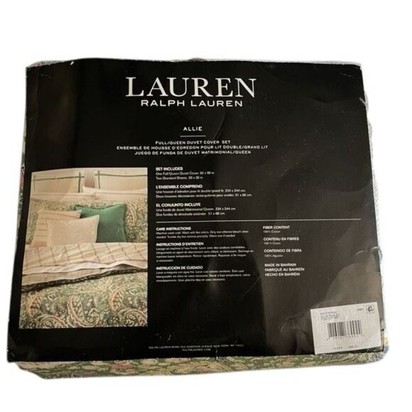 Ralph Lauren Paisley Duvet Cover Set - Picture 1 of 7